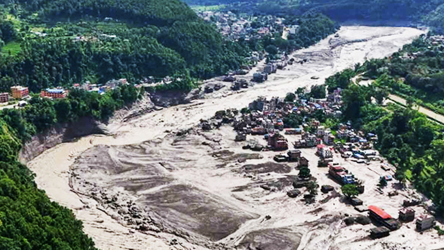 Nepal Flood: স্যাটেলাইট চিত্রে ফুটে উঠলো নেপালের ভয়াবহ চিত্র!